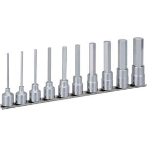 トネ TONE トネ HH410LA ロングヘキサゴンソケットセット ホルダー付 10pcs TONE