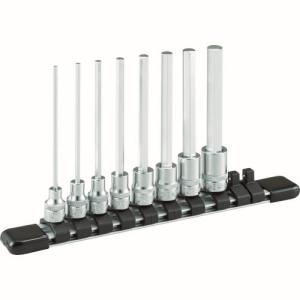 トネ TONE トネ HH208L ロングヘキサゴンソケットセット ホルダー付 8pcs TONE