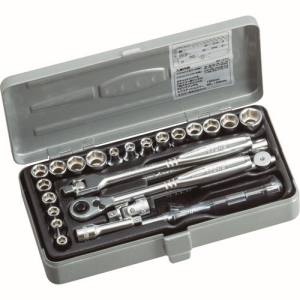 トネ TONE トネ S2187C ソケットレンチセット 6角タイプ 差込角6.35mm 25点セット TONE