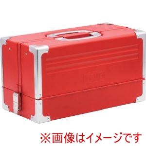 トネ TONE トネ BX331X ツールケース レッド 両開きケースタイプ 天面フラットV形3段式両開きケース 中皿付き メーカー直送 代引不可 北海道沖縄離島不可