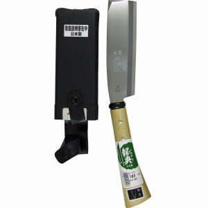 五十嵐刃物工業 五十嵐刃物 C-11 鋼付 両刃鞘鉈 165mm