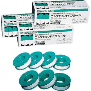 日東電工 Nitto 日東電工  95-5S ニトフロンパイプシール No.95S 0.1mm×13mm×5m 10個 メーカー直送 代引不可 北海道沖縄離島不可