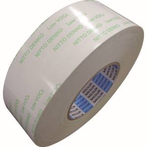 日東 日東電工 516-50 低VOC両面テープ 曲面接着性良好タイプ 516 50mm×20m ホワイト