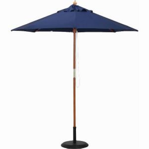 不二貿易 不二貿易 木製パラソル 210cm ネイビー 210NV メーカー直送 代引不可 北海道沖縄離島不可