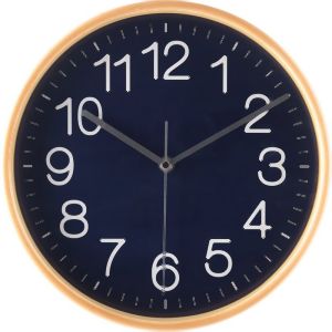 不二貿易 不二貿易 掛時計 プライウッド 28cm ネイビー 85369 M9083 NV メーカー直送 代引不可 北海道沖縄離島不可