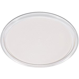 曙産業 AKEBONO 曙産業 クリア マジックトレー 丸型 6インチ ミニ ホワイト