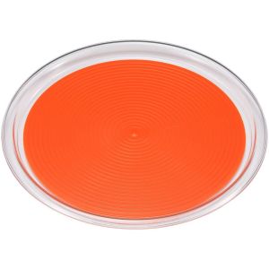 曙産業 AKEBONO 曙産業 クリア マジックトレー 丸型 6インチ ミニ オレンジ