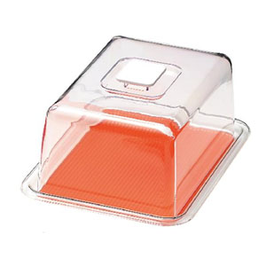 曙産業 AKEBONO 曙産業 MT-1114 クリアラブリーハット 角 大 オレンジ