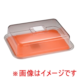 曙産業 AKEBONO 曙産業 MT-1134 クリアラブリーハット 角 ケーキ 特大 オレンジ