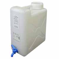 H&H H&H KT-10 フリー容器 角型タンクコック付き ウォータータンク ポリタンク 給水タンク 三共コーポレーション