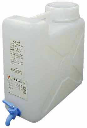  H&H H&H KT-20 フリー容器 角型タンクコック付き ウォータータンク ポリタンク 給水タンク 三共コーポレーション