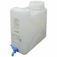 H&H H&H KT-20 フリー容器 角型タンクコック付き ウォータータンク ポリタンク 給水タンク 三共コーポレーション