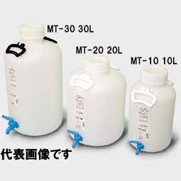 H&H H&H MT-10 フリー容器 丸型タンクコック付き 10L ウォータータンク ポリタンク 給水タンク 三共コーポレーション