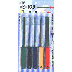 TRAD TRAD TF-25 ホビーヤスリ 5本組 三共コーポレーション