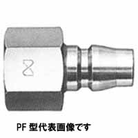 H&H 空気用ハイカプラ プラグ オネジ取付用(PF型) 30PF 216