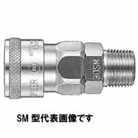 H&H H&H 空気用ハイカプラ プラグ メガネ取付用 SM型 40SM 292