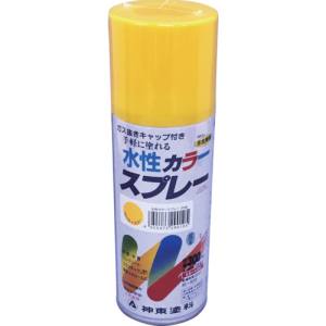 シントー シントー 2910-0.3 水性カラースプレー イエロー 300ML