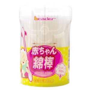 日進医療器 日進医療器 リーダー 赤ちゃん綿棒 200本入