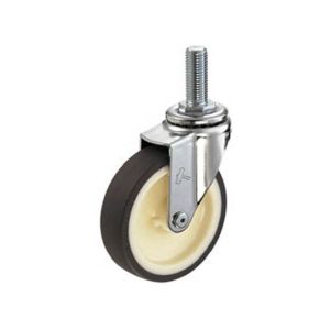 ハンマーキャスター HAMMER CASTER ハンマーキャスター 420EA-UB100 ねじ込み旋回式ウレタン車輪 ナイロンホイール ローラーベアリング 100mm M16