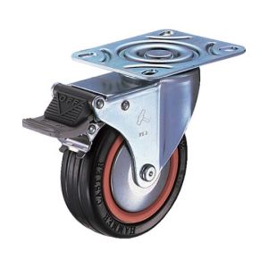 ハンマーキャスター HAMMER CASTER ハンマーキャスター 415M-RB75-BAR01 M型 自在SP付 ゴムB車 75mm
