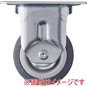 ハンマーキャスター HAMMER CASTER ハンマーキャスター 420MR-KUB75 固定式ウレタン車輪 ナイロンホイール ボールベアリング 75mm トータルロック