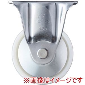 ハンマーキャスター HAMMER CASTER ハンマーキャスター 420SR-NRB100 固定式ナイロン車輪 ラジアルボールベアリング 100mm