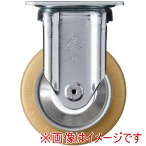 ハンマーキャスター HAMMER CASTER ハンマーキャスター 420SRP-URB100 固定式ウレタン車輪 スチール ローラーベアリング 100mm