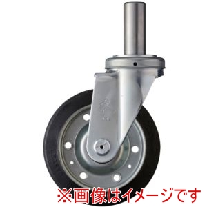 ハンマーキャスター HAMMER CASTER ハンマーキャスター 420SK-RB150 差込み旋回式ゴム車輪 スチールホイール ローラーベアリング 150mm