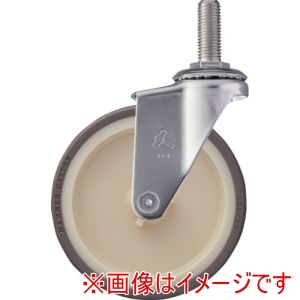 ハンマーキャスター HAMMER CASTER ハンマーキャスター 320EA-UR125 ステンレス製ねじ込み式キャスター 320EAシリーズ ウレタン車 ステンレス金具 自在 車輪径125mm