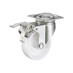 ハンマーキャスター HAMMER CASTER ハンマーキャスター 315S-NRB150 Sシリーズオールステンレス 旋回式ナイロン車輪 ローラーベアリング 150mm ストッパー付