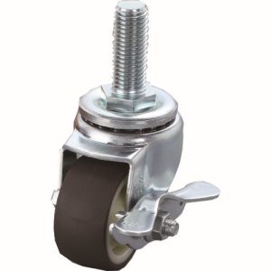 ハンマーキャスター HAMMER CASTER ハンマーキャスター 413SA-UB50 ねじ込み式 旋回式ウレタン車輪 ラジアルボールベアリング 50mm ストッパー付