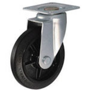 ハンマーキャスター HAMMER CASTER ハンマーキャスター 420BBS-FR150-BAR01 静シリーズ S型 自在 ゴム車 B入り150mm