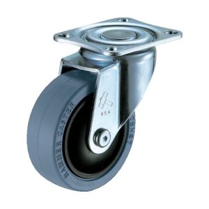 ハンマーキャスター HAMMER CASTER ハンマーキャスター 420BBS-FR75-BAR01 静かシリーズ S型 自在 ゴム車 B入り75mm