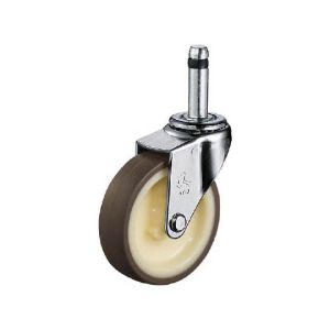 ハンマーキャスター HAMMER CASTER ハンマーキャスター 420K-UR75 差込み旋回式ウレタン車輪 ナイロンホイール 75mm