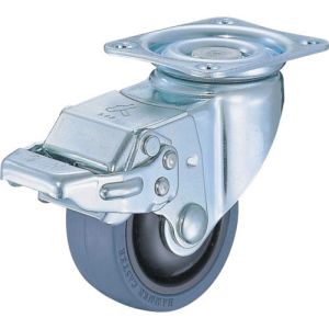 ハンマーキャスター HAMMER CASTER ハンマーキャスター 417BBS-FR75-BAR01 静かシリーズ S型 自在SP付 ゴム車 B入り75mm