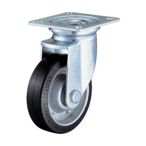 ハンマーキャスター HAMMER CASTER ハンマーキャスター 420J-RBB100-BAR01 Jシリーズ 自在 ゴム車 B入り100mm