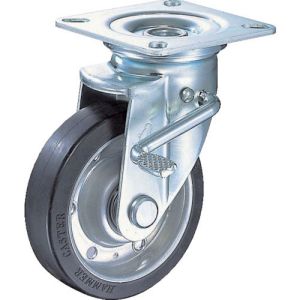 ハンマーキャスター HAMMER CASTER ハンマーキャスター 413J-RBB125-BAR01 J型自在 SP付 ゴム車 B入り125mm