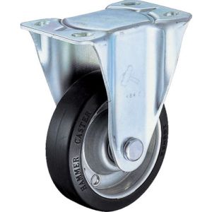 ハンマーキャスター HAMMER CASTER ハンマーキャスター 420JR-RBB150-BAR01 Jシリーズ 固定 ゴム車 B入り150mm