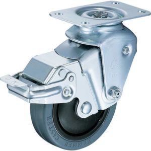 ハンマーキャスター HAMMER CASTER ハンマーキャスター 935BBE-FR100-20-BAR01 クッションキャスター 自在SP付 ゴム車 線径2.0mm
