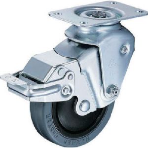ハンマーキャスター HAMMER CASTER ハンマーキャスター 935BBE-FR100-32-BAR01 クッションキャスター 自在SP付 ゴム車 線径3.2mm