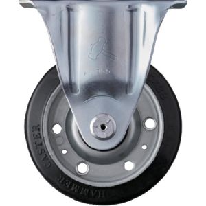 ハンマーキャスター HAMMER CASTER ハンマーキャスター 420SR-RBB100 固定 ゴムB車100mm