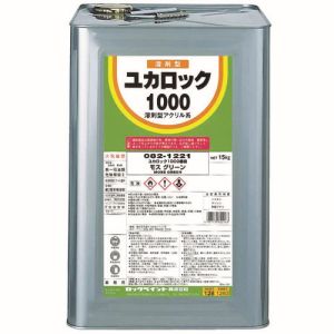 ロックペイント ロックペイント 082-1221 01 ユカロック1000 モスグリーン 15KG