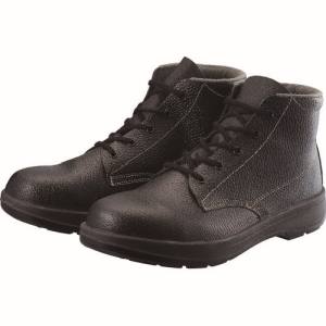 シモン Simon シモン AW22BK 2層ウレタン底安全編上靴 23.5cm ブラック