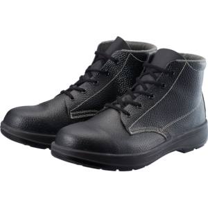 シモン Simon シモン AW22BK 2層ウレタン底安全編上靴 26.5cm ブラック