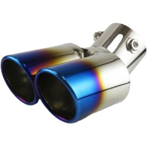 向島自動車用品製作所 向島自動車用品製作所 MT-41 マフラーカッターチタン 跳ね上げ ダブル