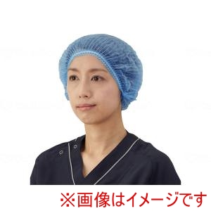 竹虎 竹虎 076184 サージキャップ ジャバラタイプ ブルー 100枚入