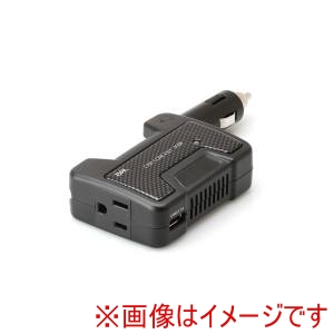 大橋産業 BAL 大橋産業 1792 カーコンセントインバーター DC12V専用 コンセント1口+USB2口 定格出力:30W 2.1A コンパクトタイプ