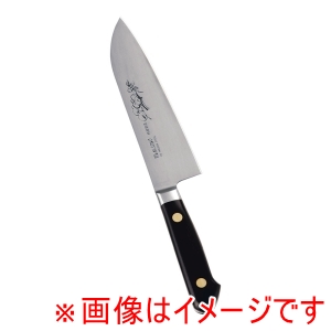ミソノ Misono ミソノ スウェーデン鋼 花彫刻入 三徳包丁 No.180M 14cm