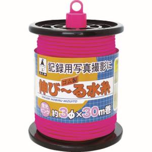 たくみ TAKUMI たくみ 1275 伸び～る水糸蛍光ピンク 30m