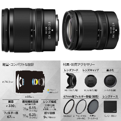  ニコン Nikon ニコン Nikon NIKKOR Z DX 16-50mm f/2.8 VR
